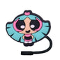 Powerpuff Girls Fun Straw Topper Cover for Hydration