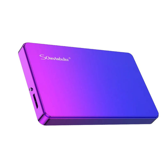 SomnAmbulist Compact USB 3.0 External Hard Drive - 250GB, 320GB, 500GB, 1TB Options