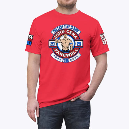 Men's John Cena 2025 Farewell Tour Red WWE T-Shirt