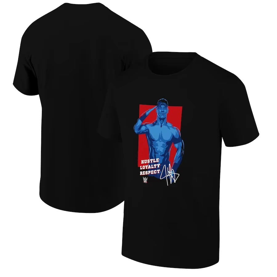 Men's John Cena 2025 Farewell Tour Red WWE T-Shirt