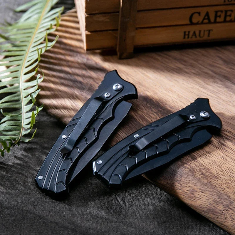 Compact Stainless Steel Folding Fillet Knife for Outdoor Fishing and Camping Adventures