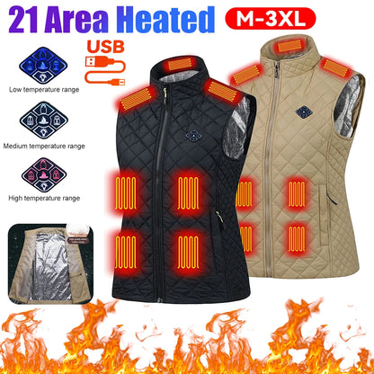 21-Zone Heated Vest for Men and Women