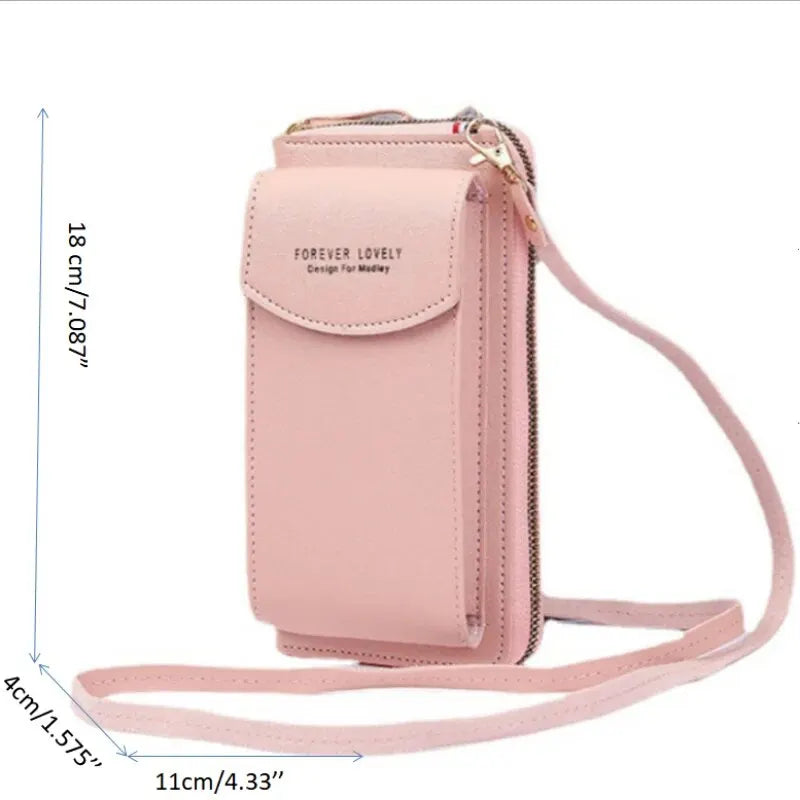 Compact Crossbody Phone Wallet Bag